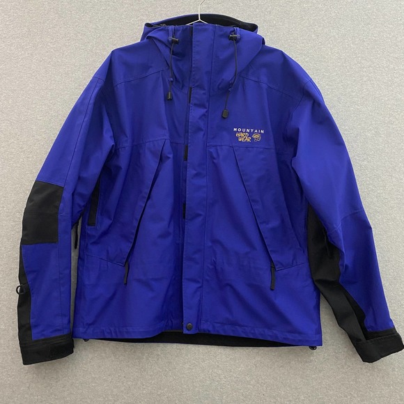 Mountain Hardwear Other - Mountain Hardware Jacket Mens Large Blue Waterproof Hooded Nylon Ski Snowboard